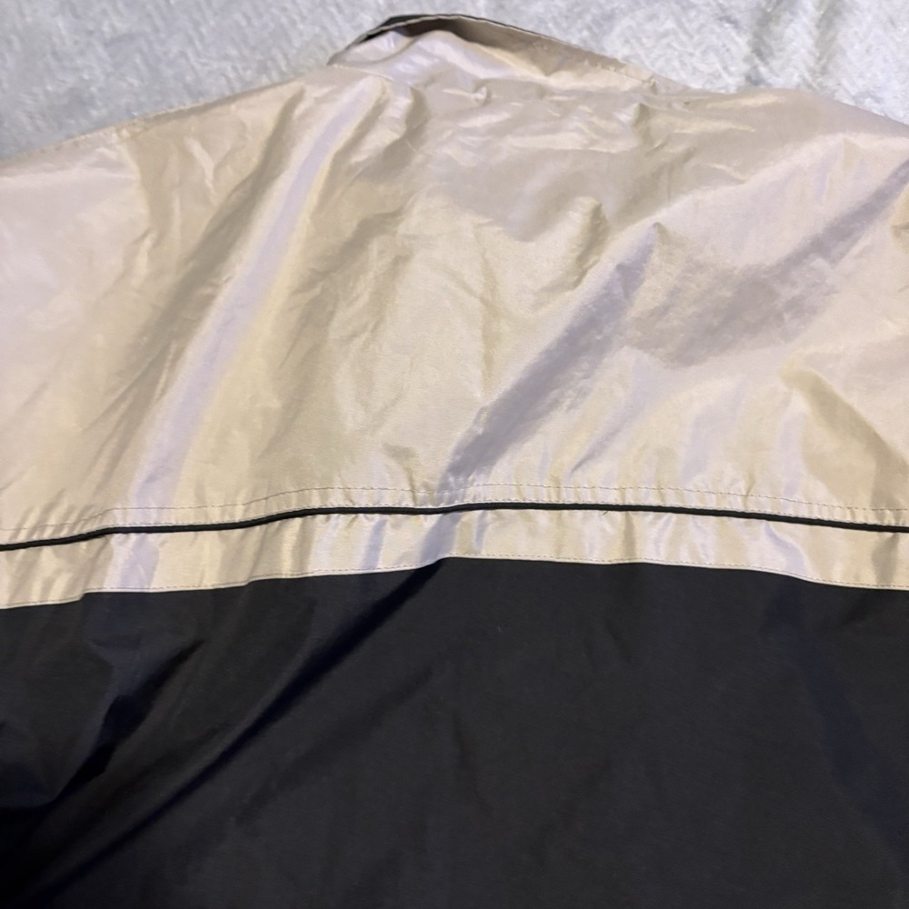 Kenpo Jacket Mens L Black Beige Windbreaker Full Zip Lightweight Vintage 1967 - Picture 10 of 14